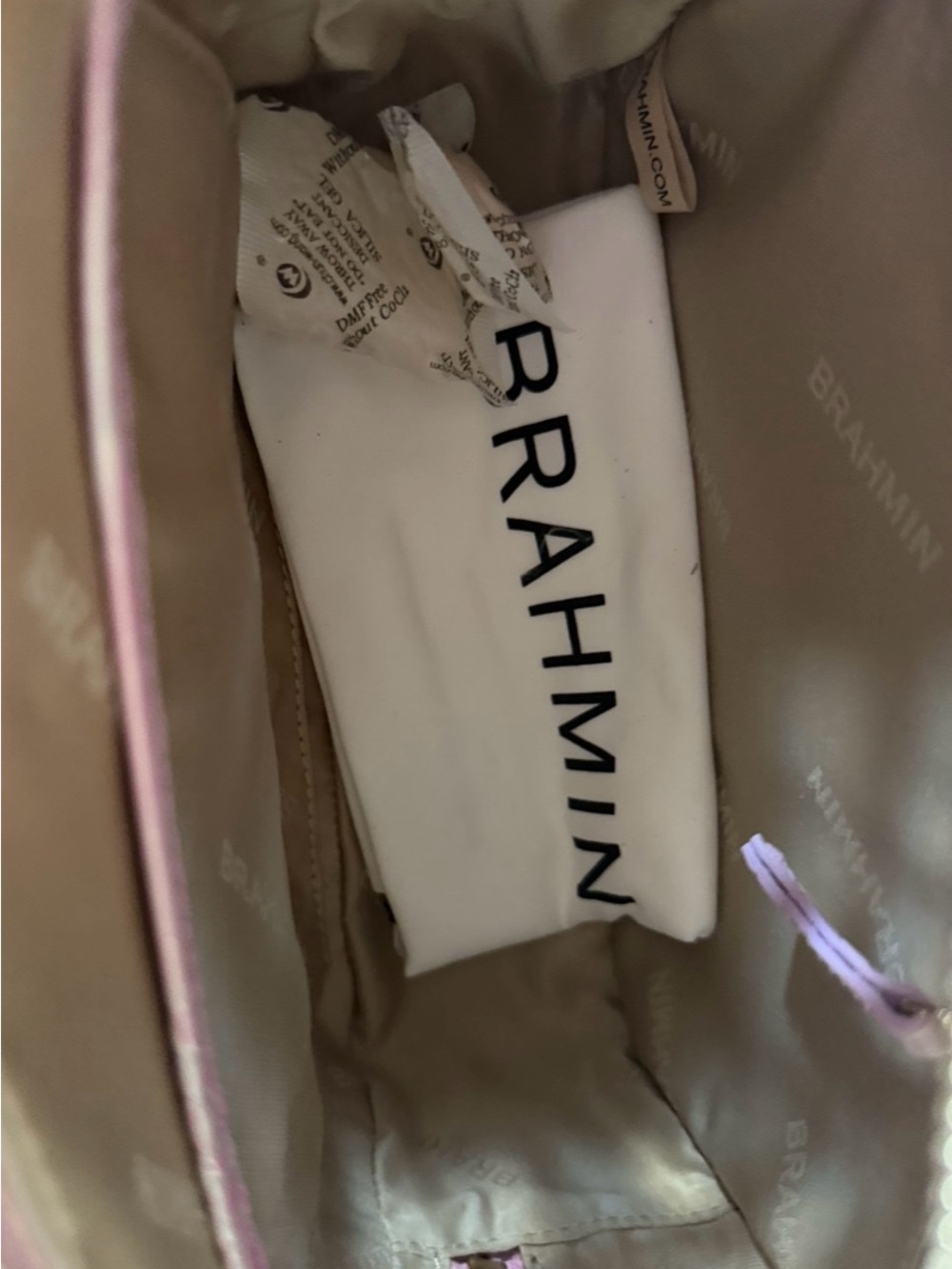 Brahmin TORI rosewater crossbody NWT Beautiful Pink - Picture 11 of 13